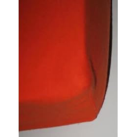 Fitted Pack N Play (Graco Square Playard) Sheets - Deep Orange - Made In USA