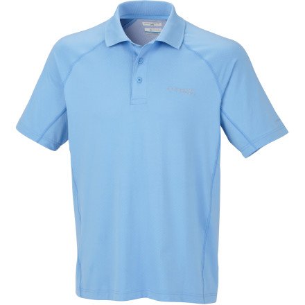 Columbia Men's PFG Freezer Zero Polo, White Cap, X-Large On Sale
