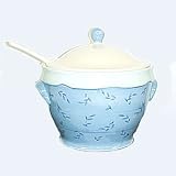 Pfaltzgraff Summer Breeze Soup Tureen W/ladle - 3 1/2 Quarts