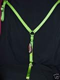 WEAVER LIME GREEN NYLON HORSE BREAST COLLAR TACK
