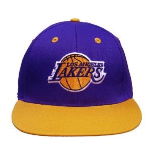 Vintage Los Angeles Lakers Snapback Retro NBA Hat Cap - Purple / Gold