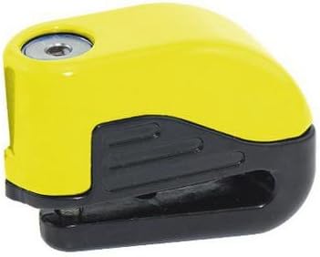 AiTe® Mini Bicycle Disc Brake Lock Security Burglar Alarm Lock - Portable Anti-theft Disc Brake Lock Rotor Wheel Lock for Mountain Bike Bicycle Motorbike Motorcycle -- with Two Keys (Yellow)