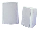Pinnacle Speakers 5.25-Inch 2-Way Weatherproof Indoor / Outdoor Speakers (White)