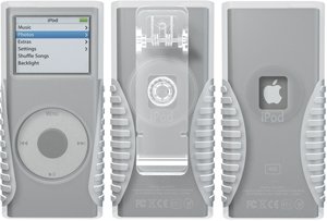 XtremeMac Tuffwrap Accent Case 2G (Translucent/White)