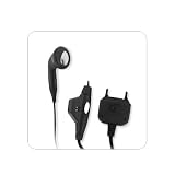 New Fashionable Perfect Fit Stereo Earphone Handsfree Headset for Sony Ericsson K750 / W800 / D750 / W700 / Z520 / Z525 AT&T ,Cellular One / Dobson ,SunCom - Black