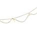 Sannysis Elegant Tassels Metal Head Chain Jewelry Piece Hair Band Head Headband