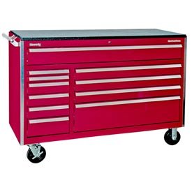 Kennedy® 60 11-Drawer Cabinet - Burgundy