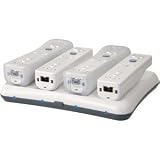 New High Quality DREAMGEAR DGWII-1246 NINTENDO WII WIRELESS QUAD CHARGING POWER BASE VIDEO GAME ACCESS