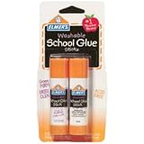 Elmers Washable School Glue Purple Glue Sticks 2/Pkg-0.22 Ounces/Glue Stick