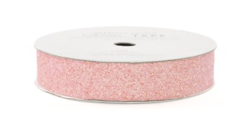 American Crafts Glitter Tape, Peony, 5/8-Inch