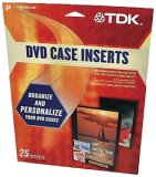 TDK DVD Movie Box Inserts
