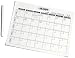 Calendar-write on/wipe off