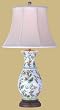 Classic Traditional Formal Quality Lighting - 29" Porcelain Tulip Wer Vase Oriental Style Fine Table Lamp