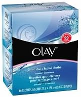 Olay 4-In-1 Daily Facial Cloths, 33 Count Combo/Oily