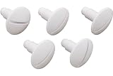 Pentair Letro Legend Pool Cleaner Wheel Screw 5pk White EC55