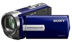 Sony DCR-SX45E Camcorder (Blue) with 16GB SD Card + Camera Case