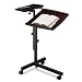 Office Products : Large Laptop Caddy Mobile Desk Cart