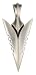 BICO AUSTRALIA JEWELRY (E194) ASSAL - ALWAYS SURE & NEVER OFF TARGET - Comes with a Generic 18 inch (to 20in) Adjustable 4mm Black Rubber Necklace.