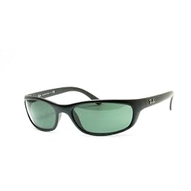 RAY-BAN RB 4115 601S 71 Matte Black Greygreen Sunglasses, 57-16-135