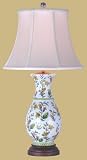 Classic Traditional Formal Quality Lighting - 29" Porcelain Tulip Wer Vase Oriental Style Fine Table Lamp
