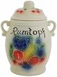 Axentia 821346 Rumtopf Rustika 5 Liter Obstdekor