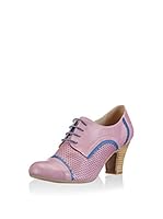 Virus Zapatos abotinados (Fucsia)