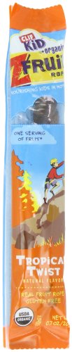 Clif Kid Twisted Fruit Ropes, Tropical Twist, 18 Count