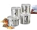 18/8 Stainless Steel Canister, Set of 4