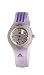 Girls Adidas Purple Sports Rubber Strap Watch