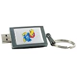 Kansas Jayhawks DataStick Keychain 8 GB USB 2.0 Flash Drive DSK8GB-KAN (Grey)