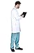 M&M SCRUBS Men IPAD Pocket Holder Lab Coat
