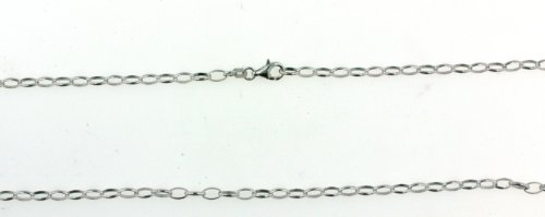 Vilma Righi Fantasiekette, 43 cm lang, ca. 6 mm breit, Karabinerverschluss, Silber 925 rho Preisvergleich