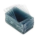 Advantus 75451 Proximity badge holders, vertical, 2-3/8 x 4-3/8, clear, 50 per pack