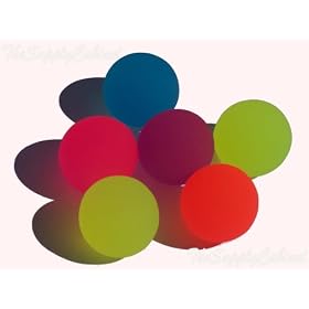 Click here to buy 12 - Colorful Rubber Bouncing ICY Neon Balls - Lots of Fun! Makes Great Replacement Balls for the... by McToy.