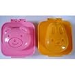 Kotobuki Plastic Egg Mold, Rabbit and Bear