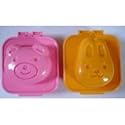 Set of Two Egg Molds (Rabbit and Bear)