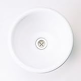 洗面ボール 陶器 ブランカ 手洗鉢 Mラウンド(排水金具なし)