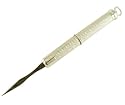 HALLMARKED 925 STERLING SILVER ENGINE TURNED TWIST ACTION  TOOTHPICK