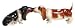 Westland Giftware Mwah Magnetic Basset Hounds Salt and Pepper Shaker Set, 2-1/4-Inch