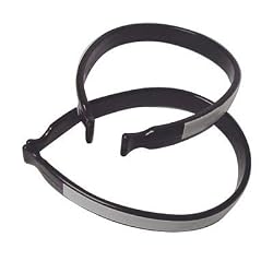 Icetoolz Plastic Leg Band " With Reflective Tape Black