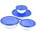 Sterilite Corp. 07479406 8-Piece Covered Bowl Set