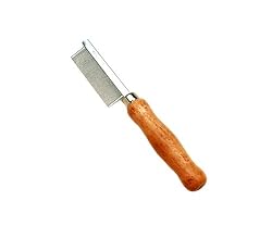 Safari Flea Comb for Dogs, Wood Handle