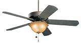 Emerson Ceiling Fans B52WB and CF4800WB 50 Premium Ceiling Fan in Weathered Bronze with Optional Li