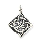 Pendant - Antiqued Silver Irish Celtic Knot Pendant Charm