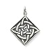 Pendant - Antiqued Silver Irish Celtic Knot Pendant Charm