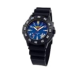 UZI Protector Rubber Strap Watch with Tritium Technology - Blue - UZI-004-R