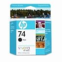 Original HP 74 Black Ink Cartridge in Retail Packaging