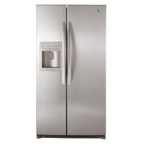 LG LSC27950ST 26.5 Cu. Ft. Side-by-Side Refrigerator with Tall Water Dispenser, SpacePlus Ice System & Digital LED Display: Stainless Steel