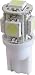 LED 1W 12V White Omni Wedge Bulb T10 194 168 2825 W5W 501