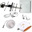 Wireless Extender zBoost YX610 Dual Band PCS and Cellular 800 / 1900 MHz 60db Amplifier Repeater Signal Booster kit (Professional installation required)